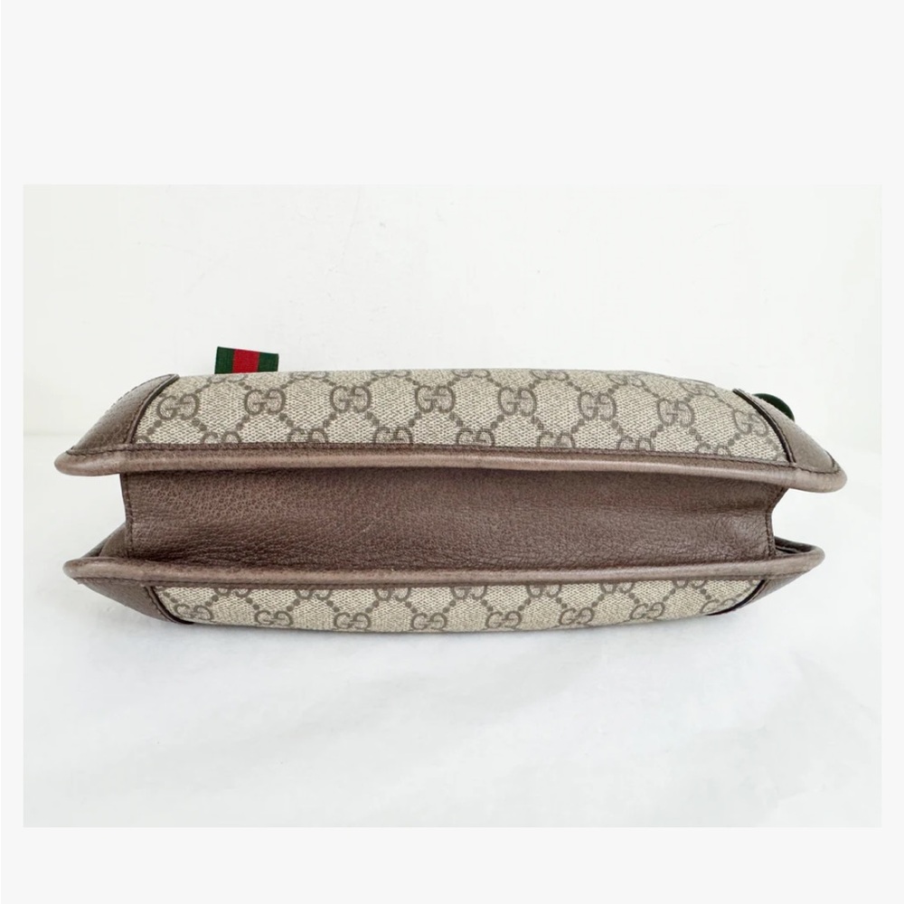 Gucci Neo vintage crossbody bag green & red strap like new excellent condition - Picture 7 of 12